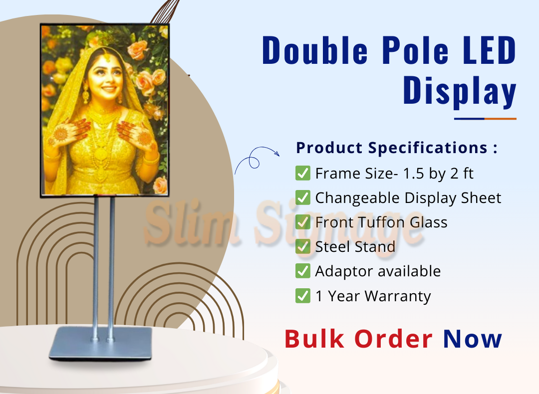 double pole led display
